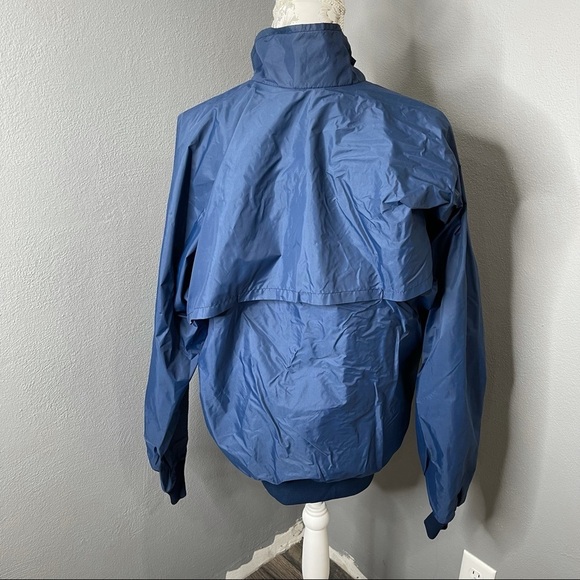 Vintage Water Resistant Nylon Jacket by Pelzer Rainwear Blue sz XL USA - Picture 2 of 3